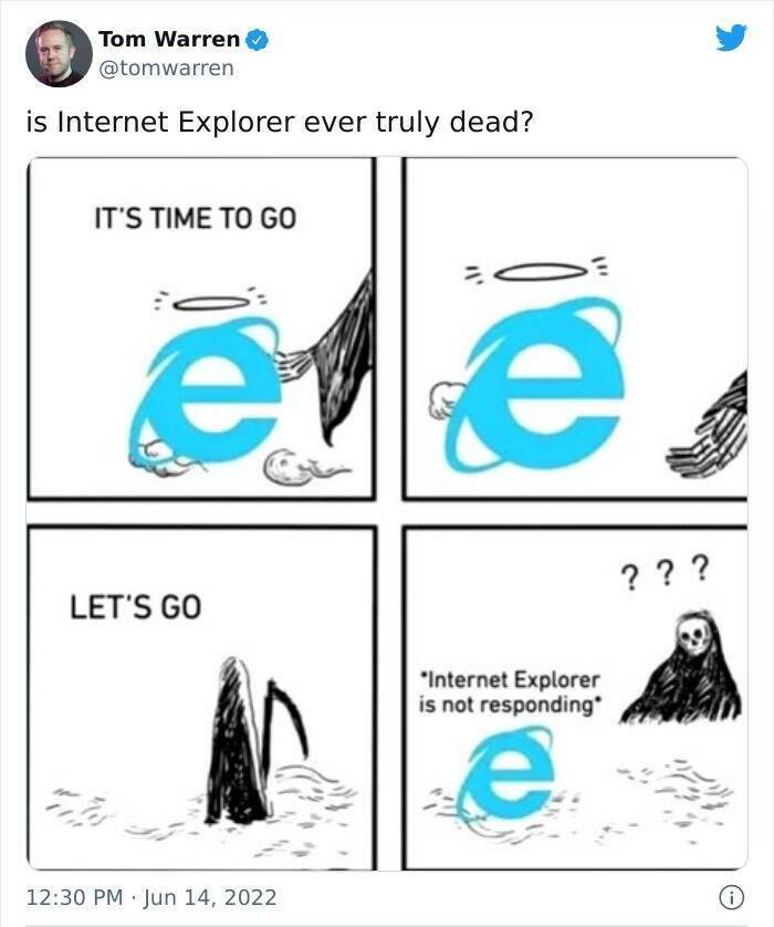 Internet’s Reactions To “Internet Explorer” Shutdown