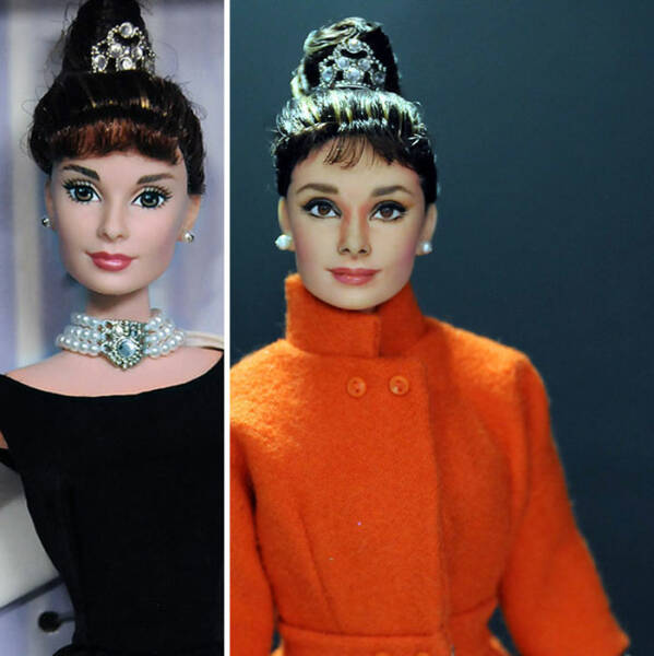 Artist Repaints Mass-Produced Celebrity And Character Dolls To Make Them Look Lifelike