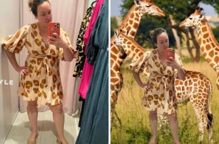 Husband Trolls His Wife By Editing Her Outfit Photos