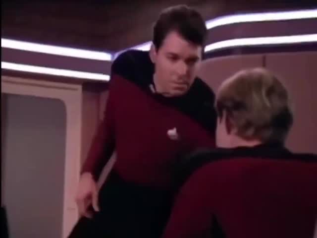 Riker Sits Down