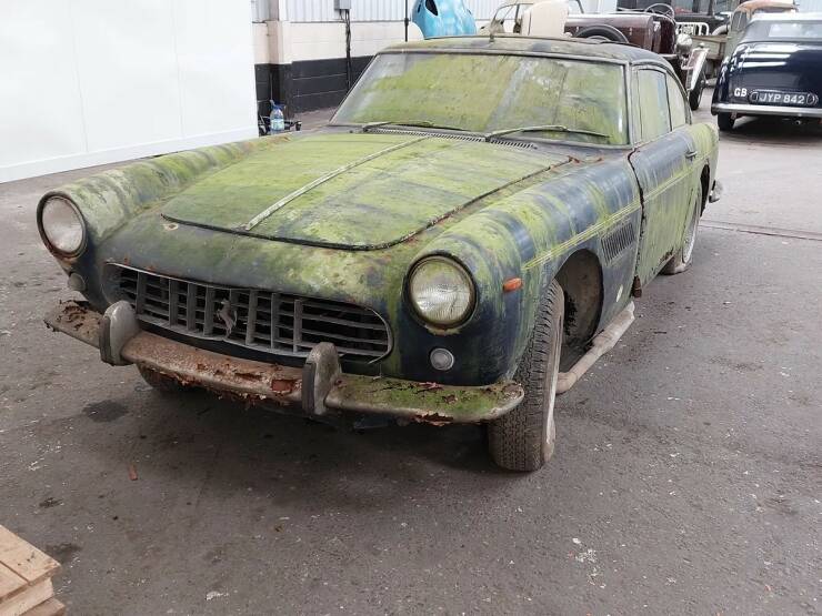 Classic “Ferrari” Gets Sold For $132 Thousand After Rotting In A Barn For 40 Years