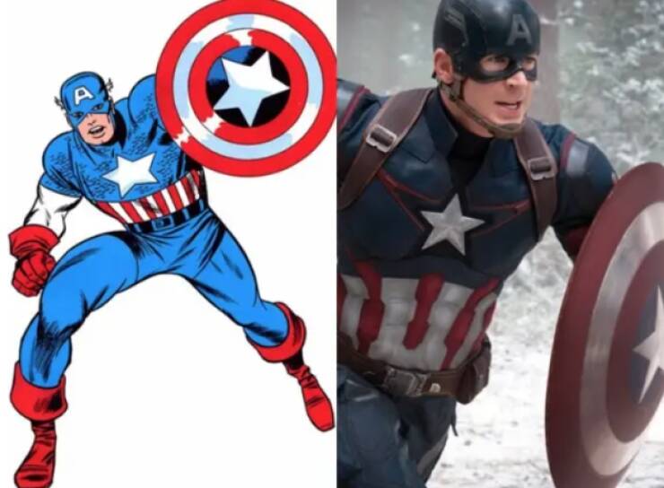 “Marvel” On-Screen Characters Vs Their Comic Book Counterparts