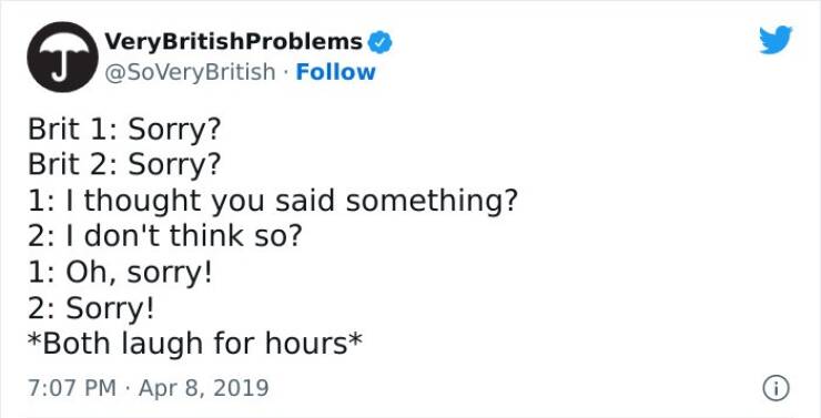 These Problems Sound Very British…