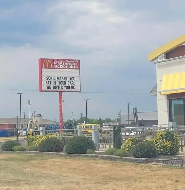 “McDonald’s” Vs “Dairy Queen”: A Sign War