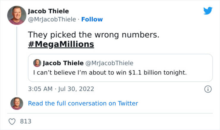 Internet’s Reactions To Someone Winning The $1.337 Billion “Mega Millions” Jackpot Prize