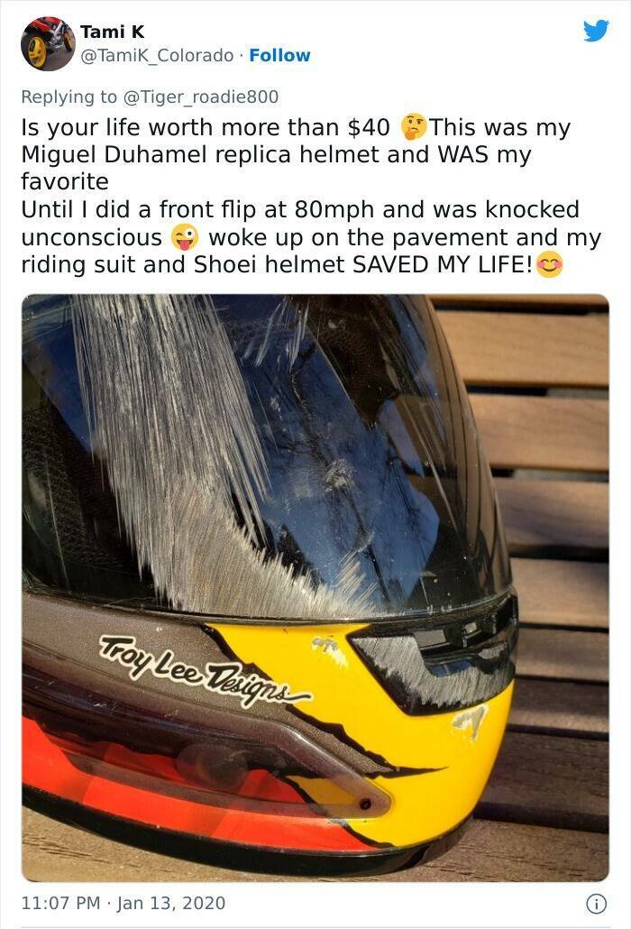 Always Wear A Helmet!