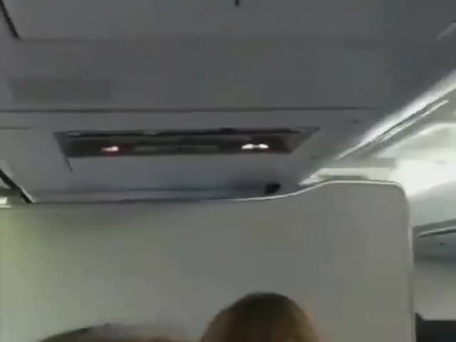 Passengers’ Reaction To An Airplane Engine Failure