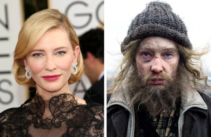 Actors And Actresses Who Were Completely Unrecognizable Under Their Movie Makeup