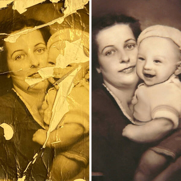 Restoring Old Family Photos…