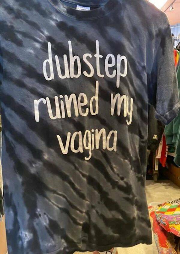 Weird T-Shirts Found At Thrift Shops