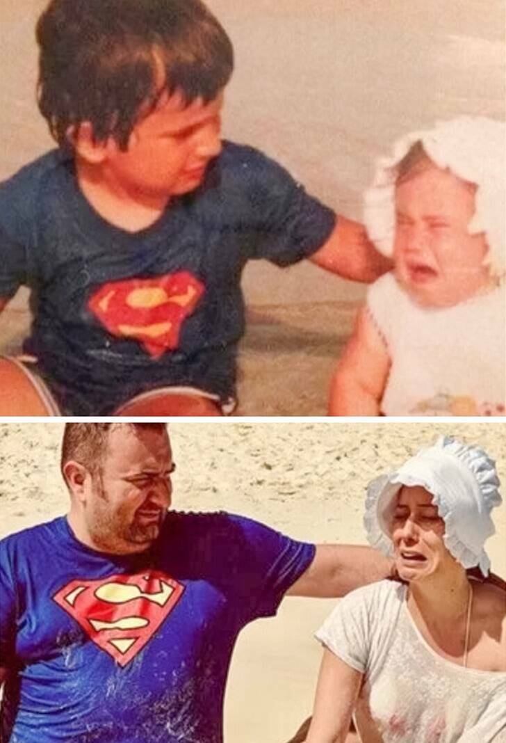 People Recreating Their Old Family Photos