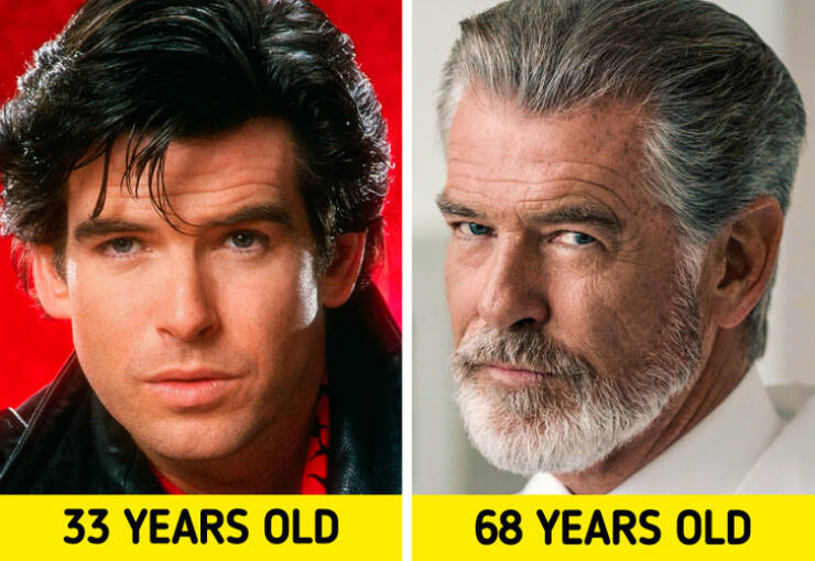 Handsome Actors: In Their Youth Vs These Days