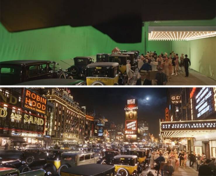 Movie Moments Before And After CGI