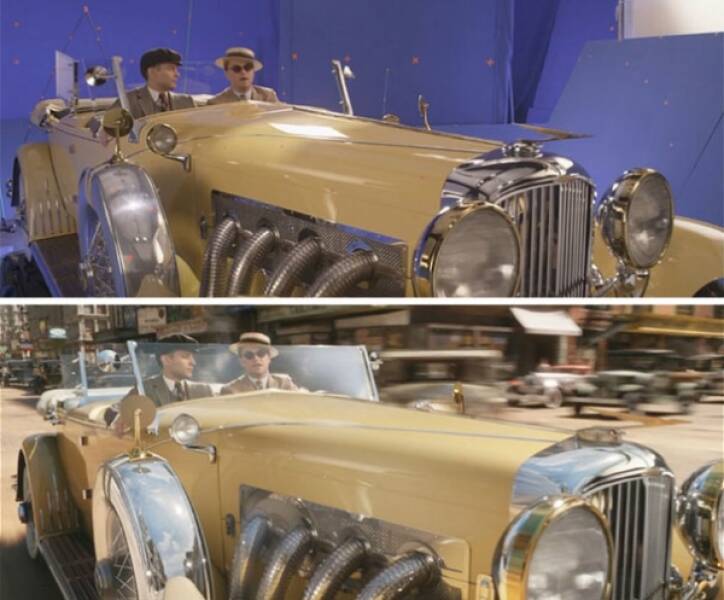 Movie Moments Before And After CGI