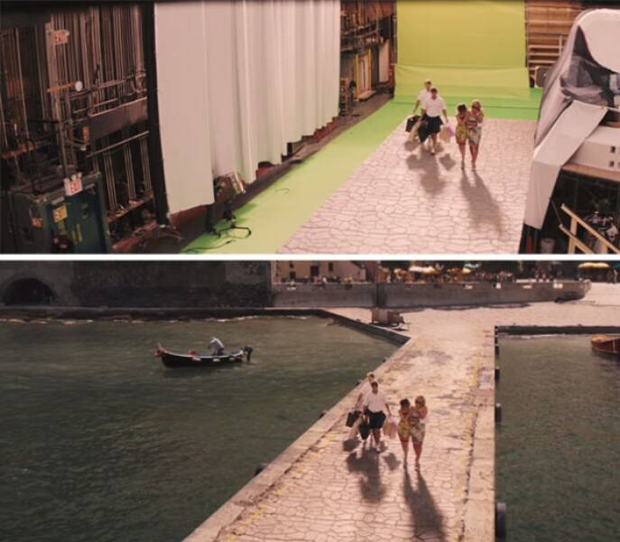 Movie Moments Before And After CGI
