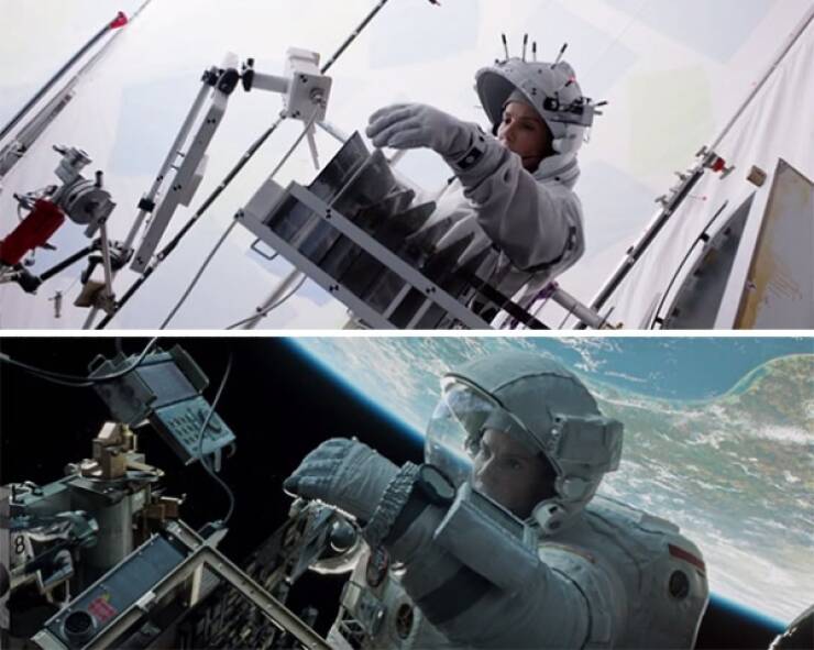 Movie Moments Before And After CGI