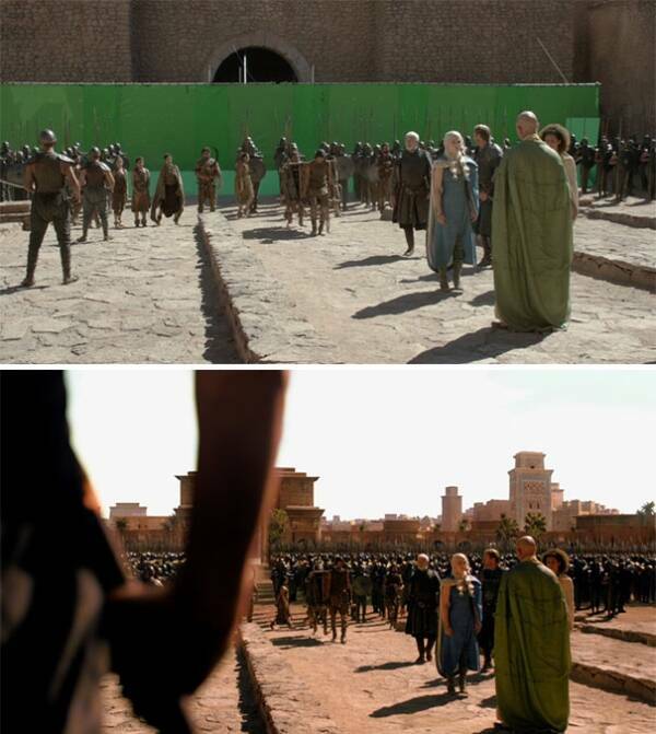 Movie Moments Before And After CGI