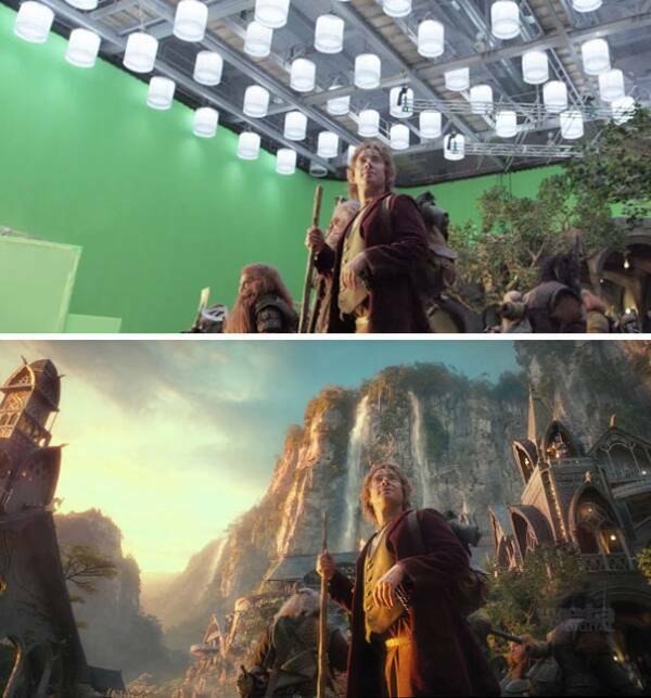 Movie Moments Before And After CGI