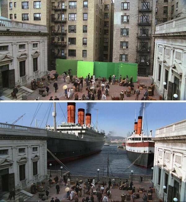 Movie Moments Before And After CGI