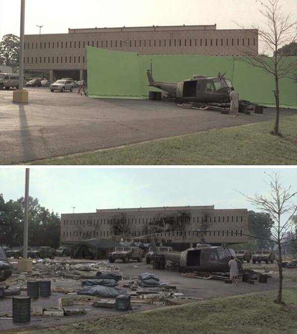 Movie Moments Before And After CGI