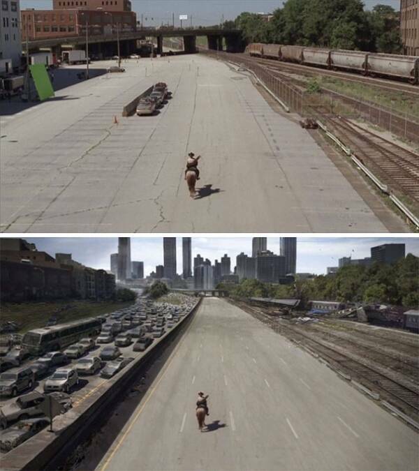 Movie Moments Before And After CGI