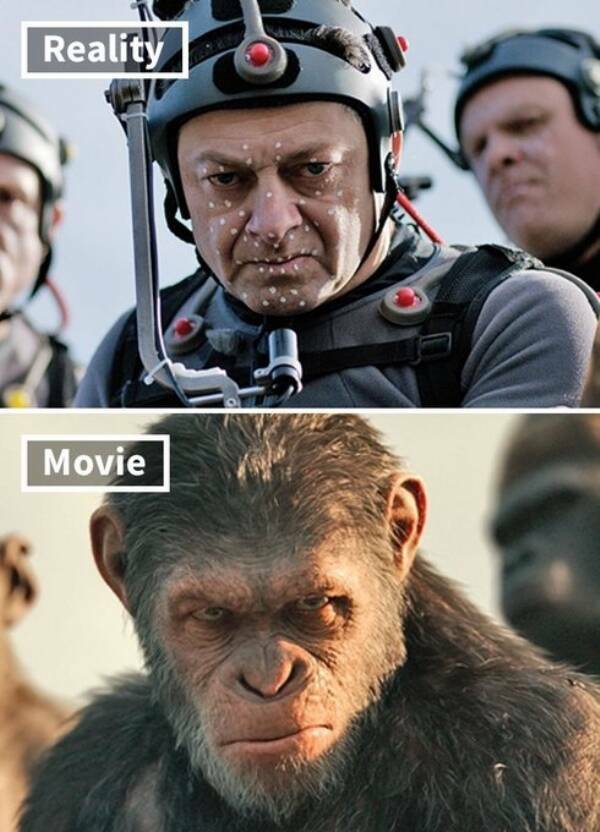 Movie Moments Before And After CGI