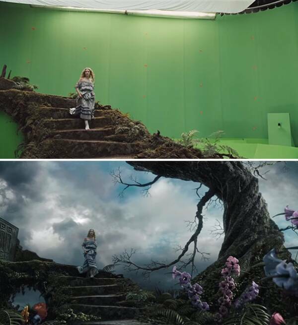 Movie Moments Before And After CGI