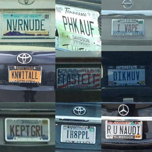 Peak License Plate Humor