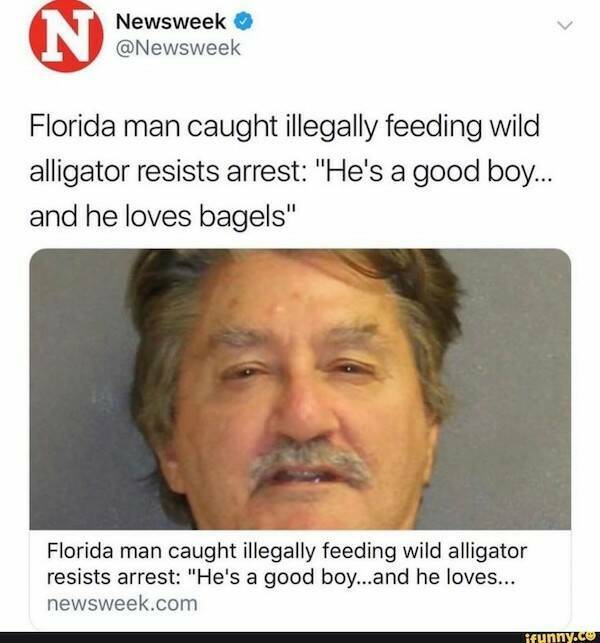 Florida Man Never Sleeps…