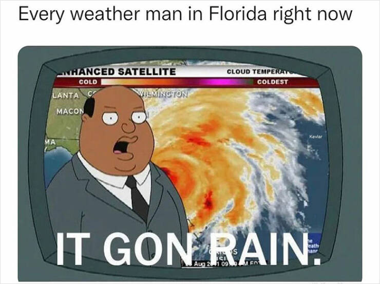 Stormy Memes About Hurricane Ian