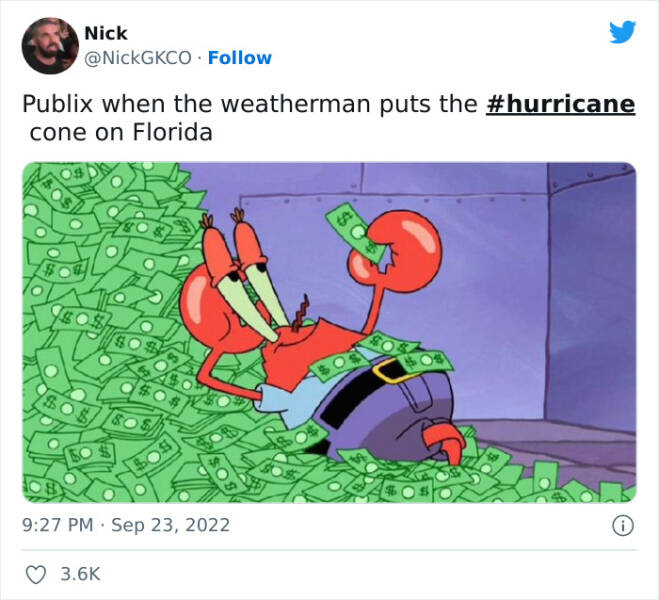 Stormy Memes About Hurricane Ian