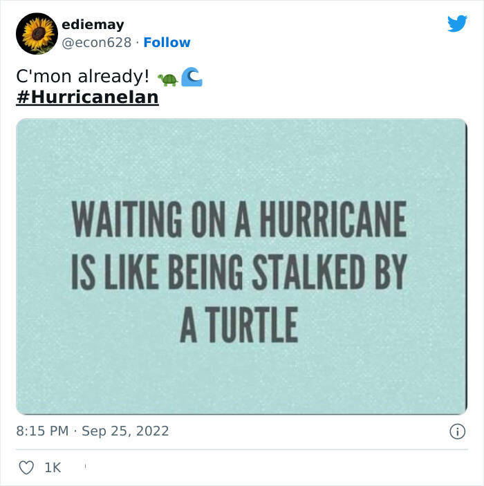 Stormy Memes About Hurricane Ian