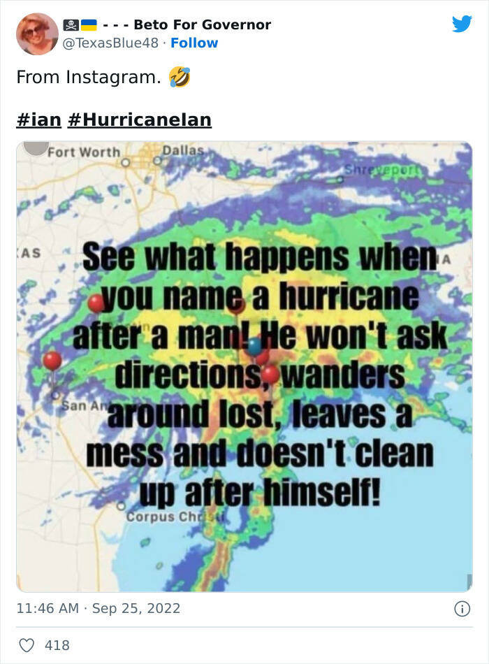 Stormy Memes About Hurricane Ian