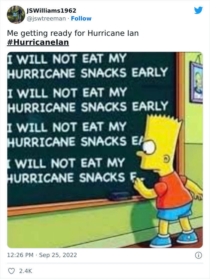 Stormy Memes About Hurricane Ian