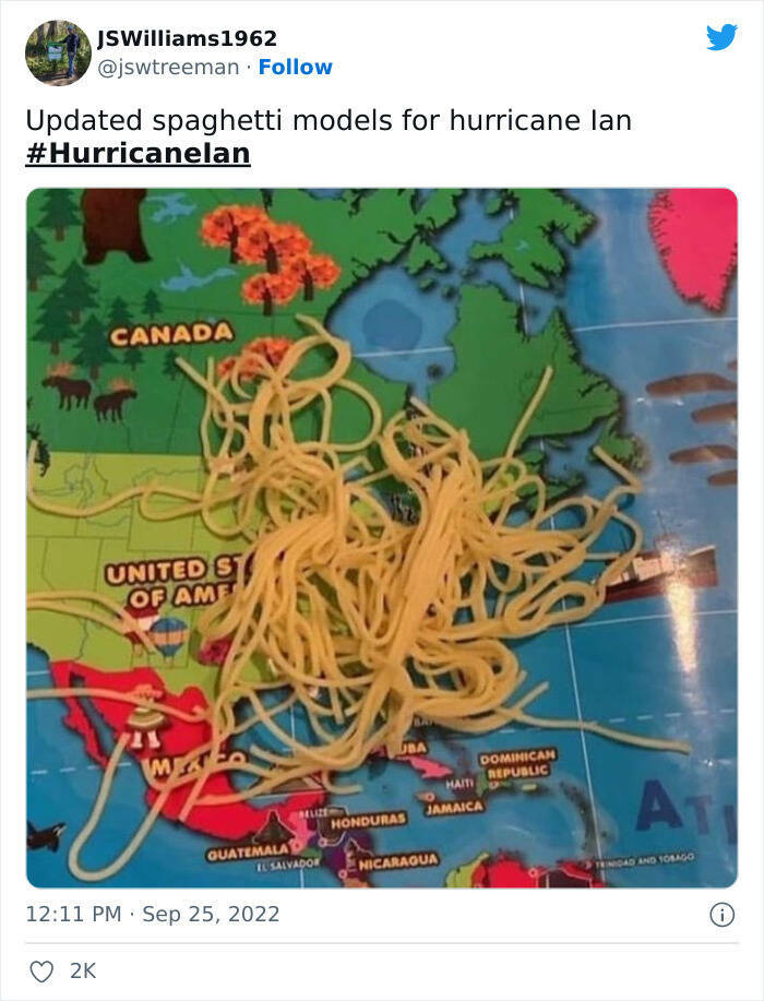 Stormy Memes About Hurricane Ian