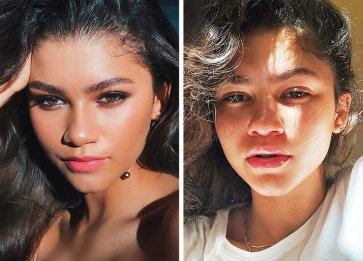Celebrities Showing Their Natural Beauty