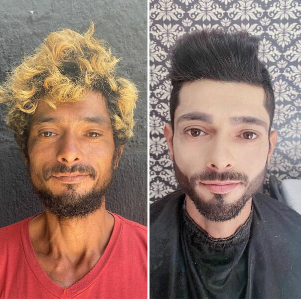 This Hairdresser Gives Free Makeovers To Homeless People, And Here Are Some Of The Best Results