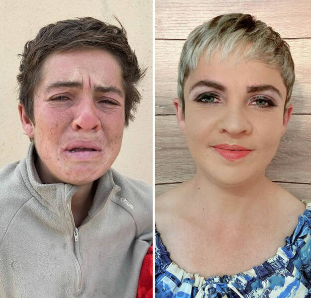 This Hairdresser Gives Free Makeovers To Homeless People, And Here Are Some Of The Best Results
