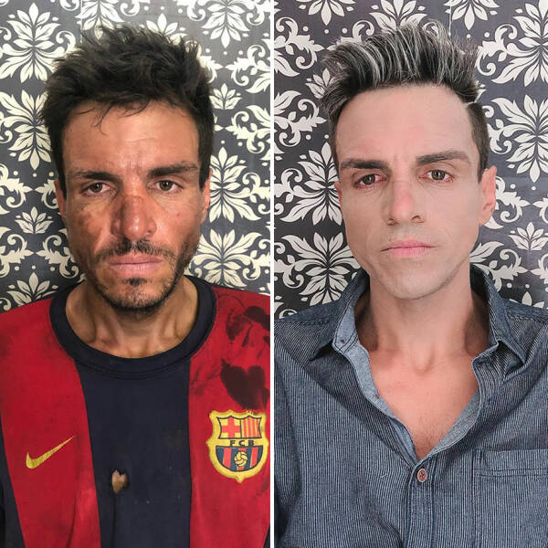 This Hairdresser Gives Free Makeovers To Homeless People, And Here Are Some Of The Best Results