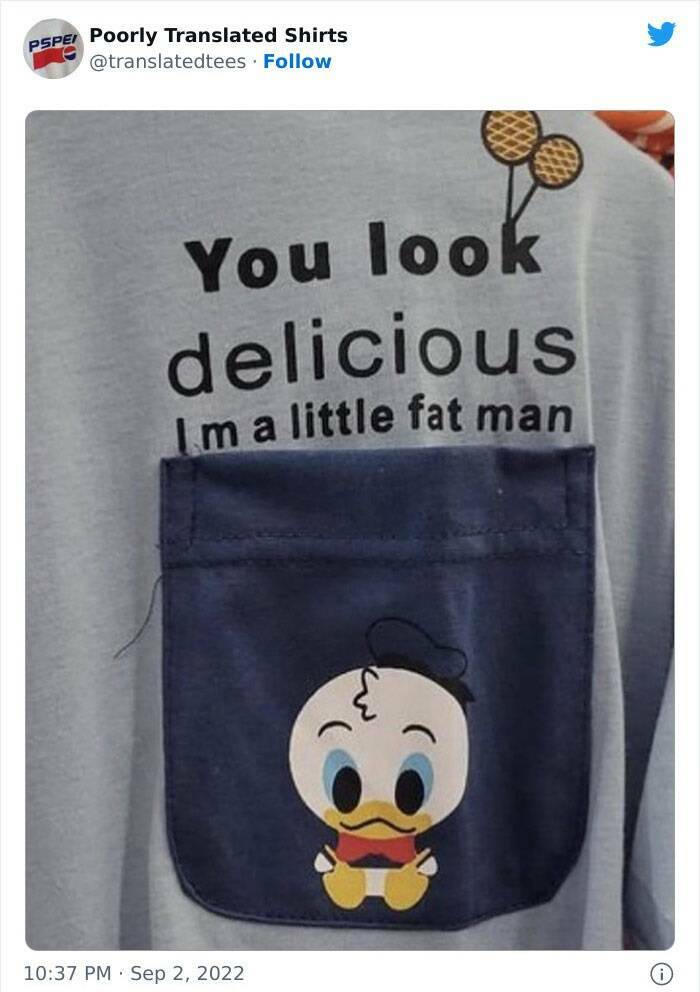 Poorly Translated Shirts