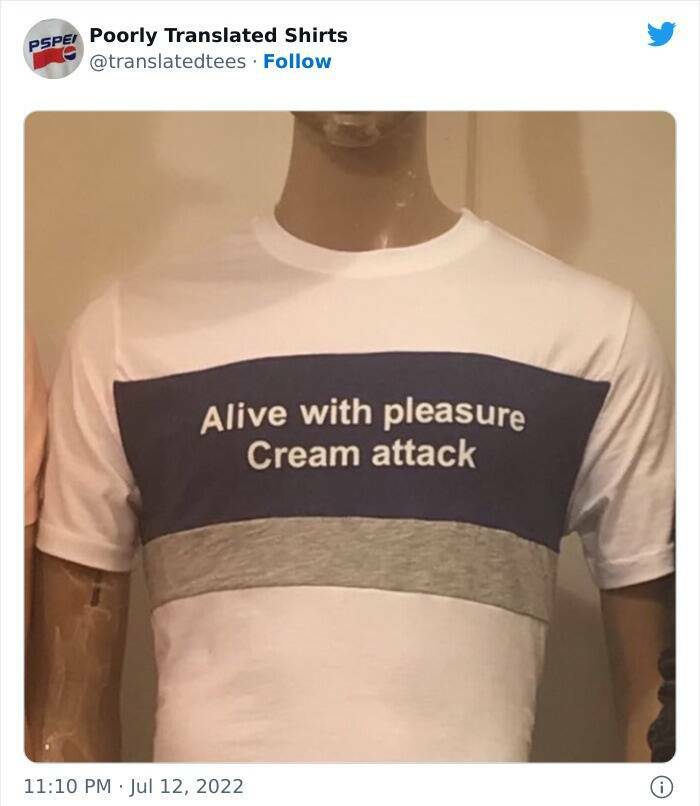 Poorly Translated Shirts