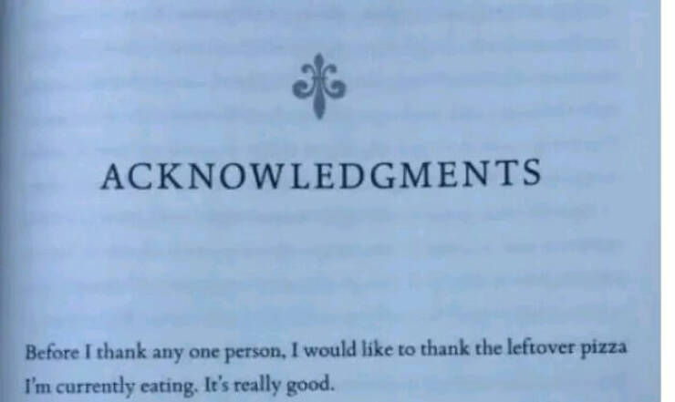 These Are Some Hilarious Book Dedications!