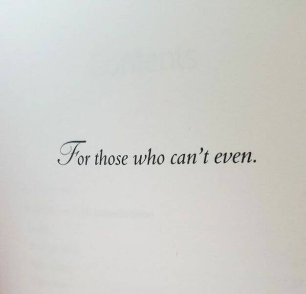 These Are Some Hilarious Book Dedications!