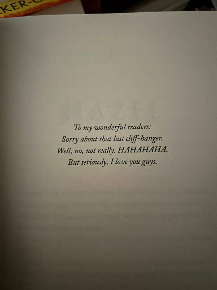 These Are Some Hilarious Book Dedications!