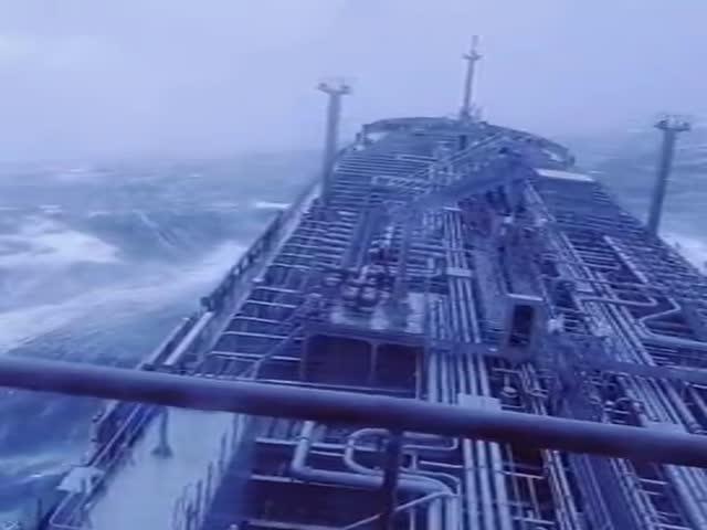 Stormy Sea From A Ship Captain’s Perspective