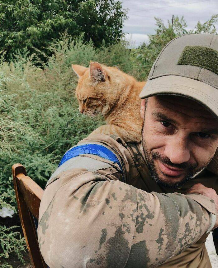 Adorable Photos Of Animals Rescued By Ukrainian Soldiers