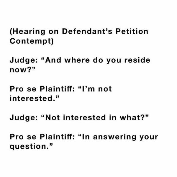 Funniest Stuff People Overheard In Courthouses