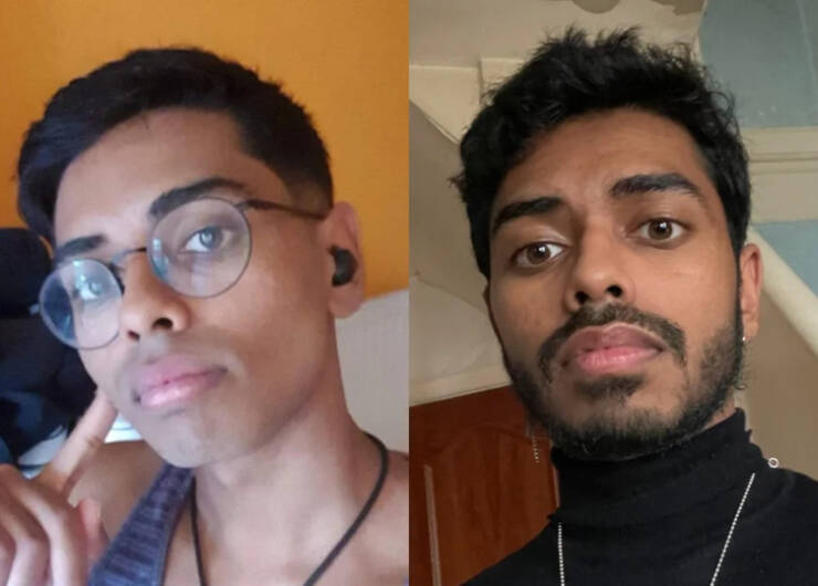 Men Show How Facial Hair Changes Their Appearance