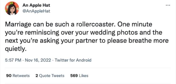 Painfully Real Marriage Tweets