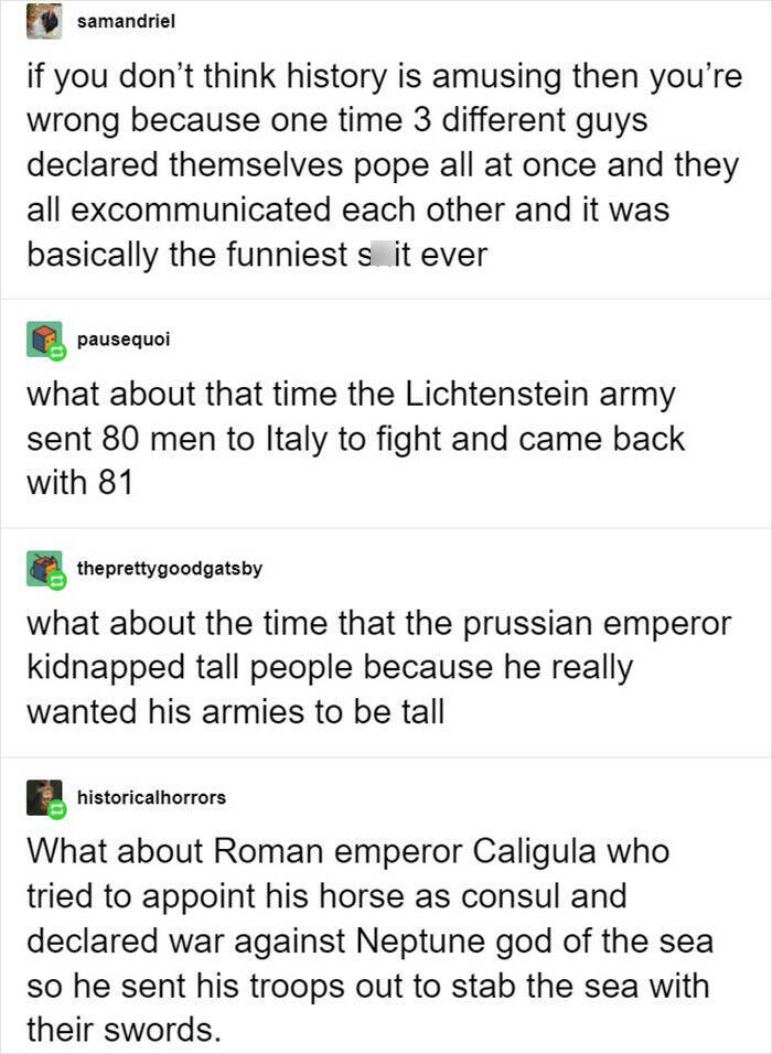 Historical Facts In The Most Entertaining Ways